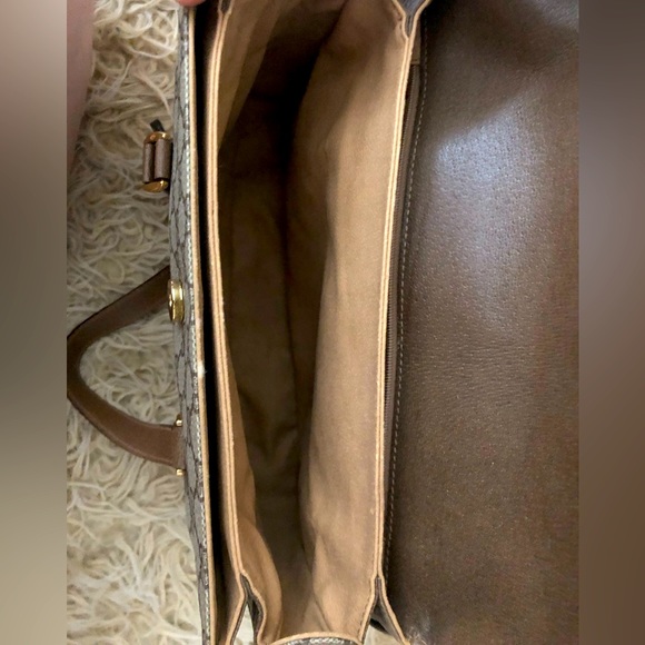 Gucci Double Strap Monogram Handbag - Picture 7 of 10